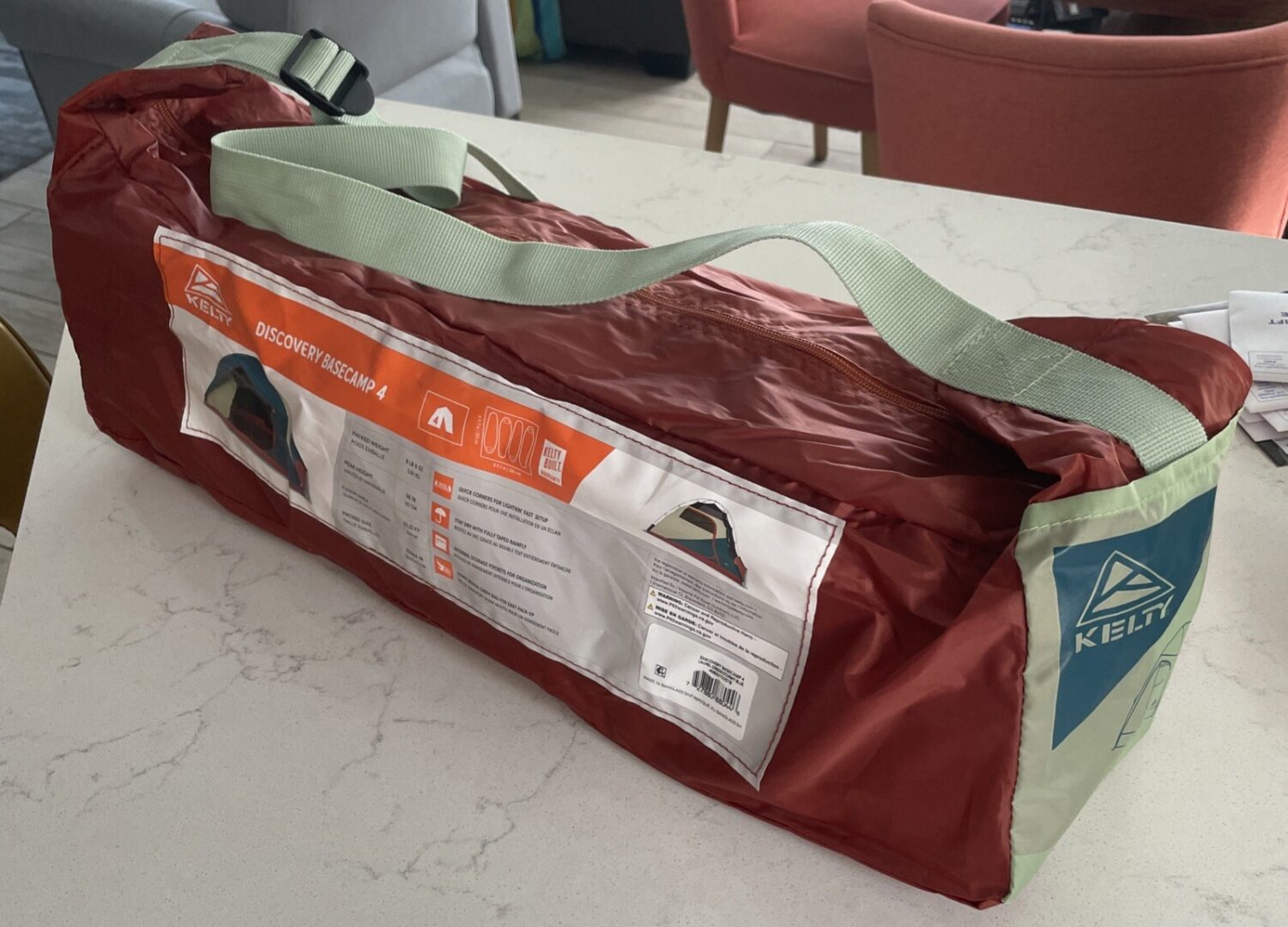 Kelty Discovery Basecamp 4 Tent AND FOOTPRINT