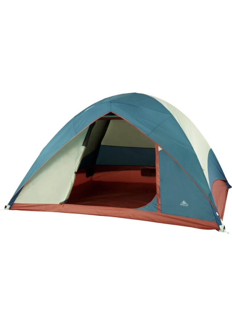 Kelty Discovery Basecamp 6 Tent: 6-Person 3-Season Laurel Green/Stormy Blue,