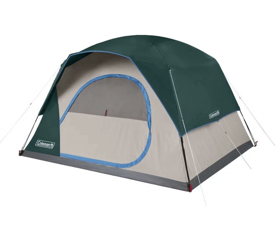 Coleman 7’x8′ Sky Dome 4 Person Family Tent – Evergreen New