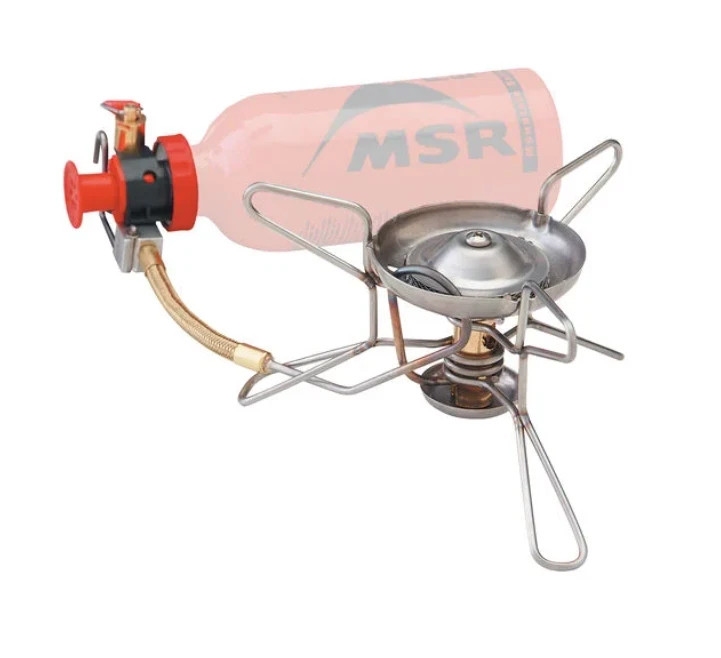 WhisperLite Stove U24 Backpacking Liquid Fuel Stove Stainless Steel Adventure