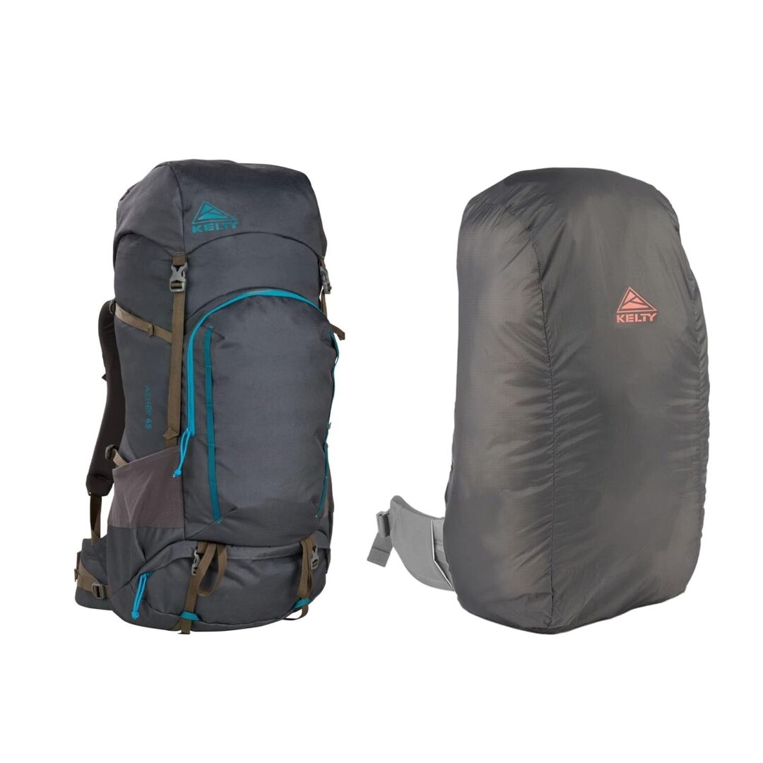 Kelty Asher Day Hiking and Backpacking Pack + Pack Raincover Bundle