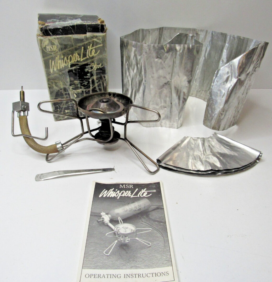 Vintage MSR WhisperLite Compact Multi-Fuel Camping and Backpacking Stove #P12