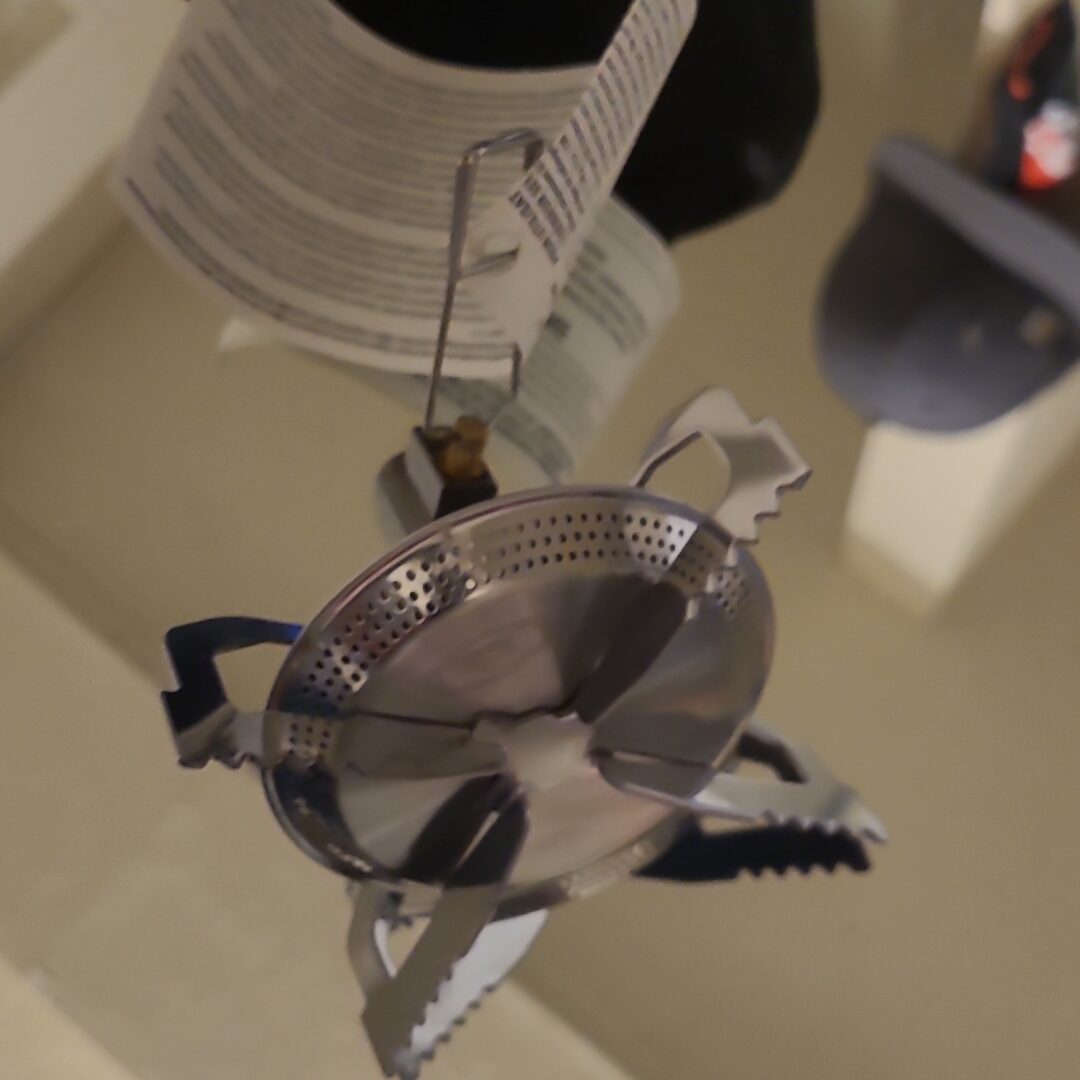 GSI Outdoors Glacier Camp Stove Canister Silver Stainless Steel 11000 BTU