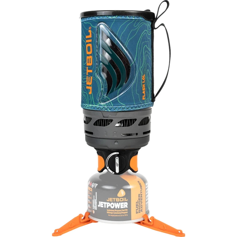 Jetboil Flash 1.0L Camping and Backpacking Stove Cooking System Ocean Topo NEW