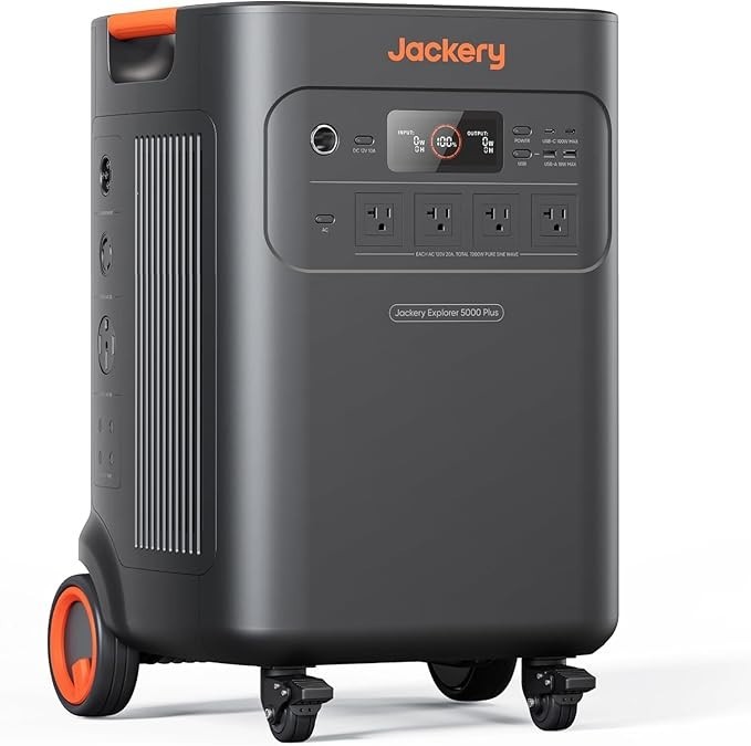 Jackery Refurbished Explorer 5000 Plus,4988Wh Battery,7200-14400W output