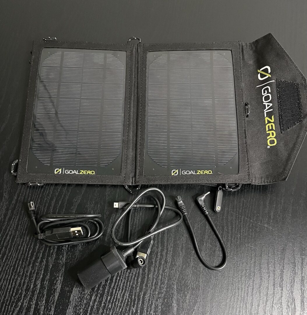 Goal Zero Nomad 7 Portable Solar Panel | TESTED Comes With Cables No Batteries