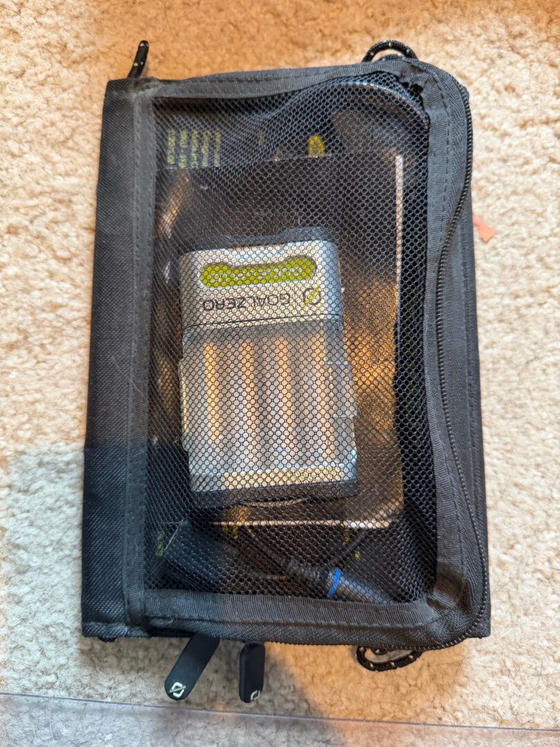 Goal Zero Nomad 7 Folding Solar Panel + Battery Pack + Case Cables TESTED (No Ba