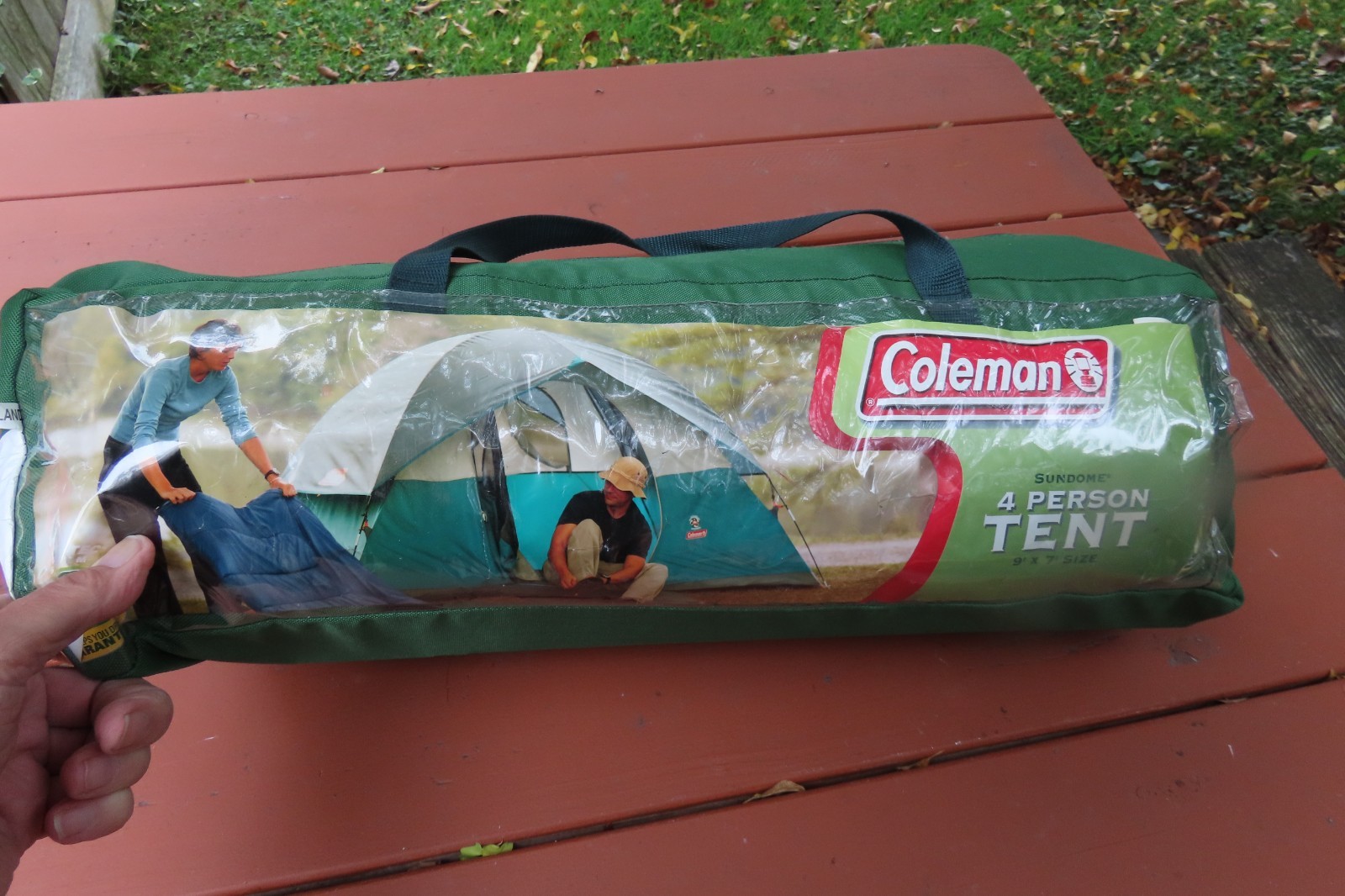 Coleman Sundome 4 Person Tent, 9 x 7, New Unused In Orig. Tote Bag, READ PHOTOS