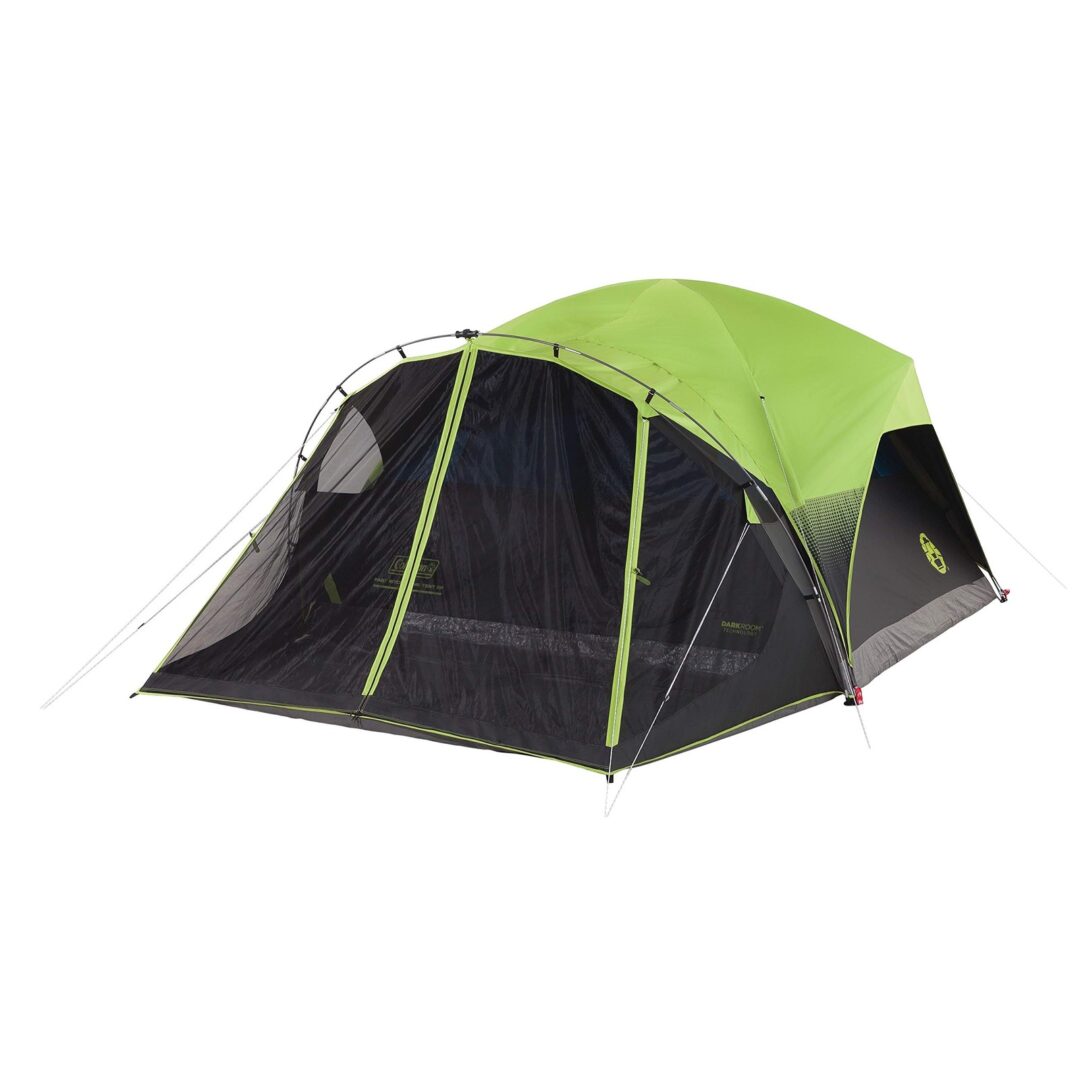 Coleman 4 Person Carlsbad Dark Room Dome Camping Tent With Screen Room 10X9 Ft