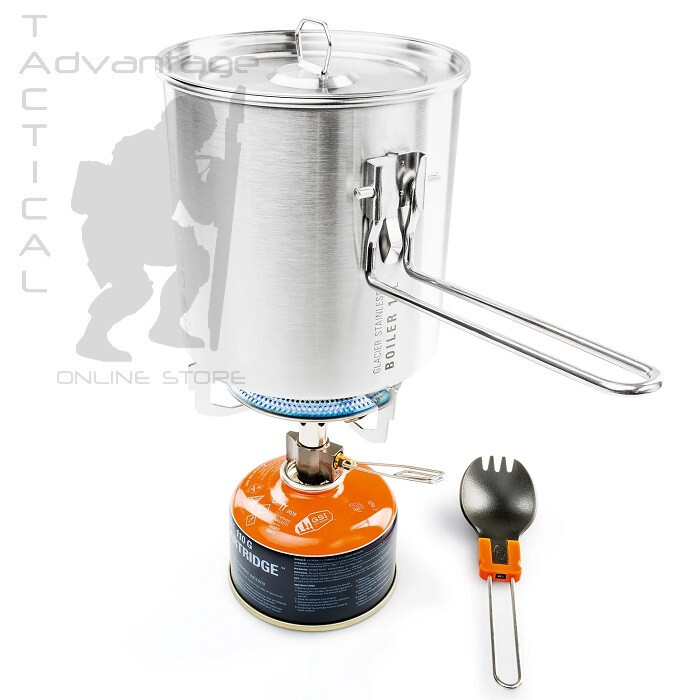 GSI Outdoors Glacier Stainless Steel Explorer Survival Cooking Set