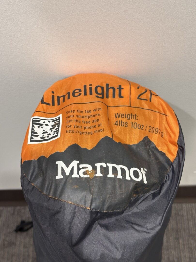 Marmot Limelight 2P Tent – Alpenglow (Yellow/Gray/Orange) – New