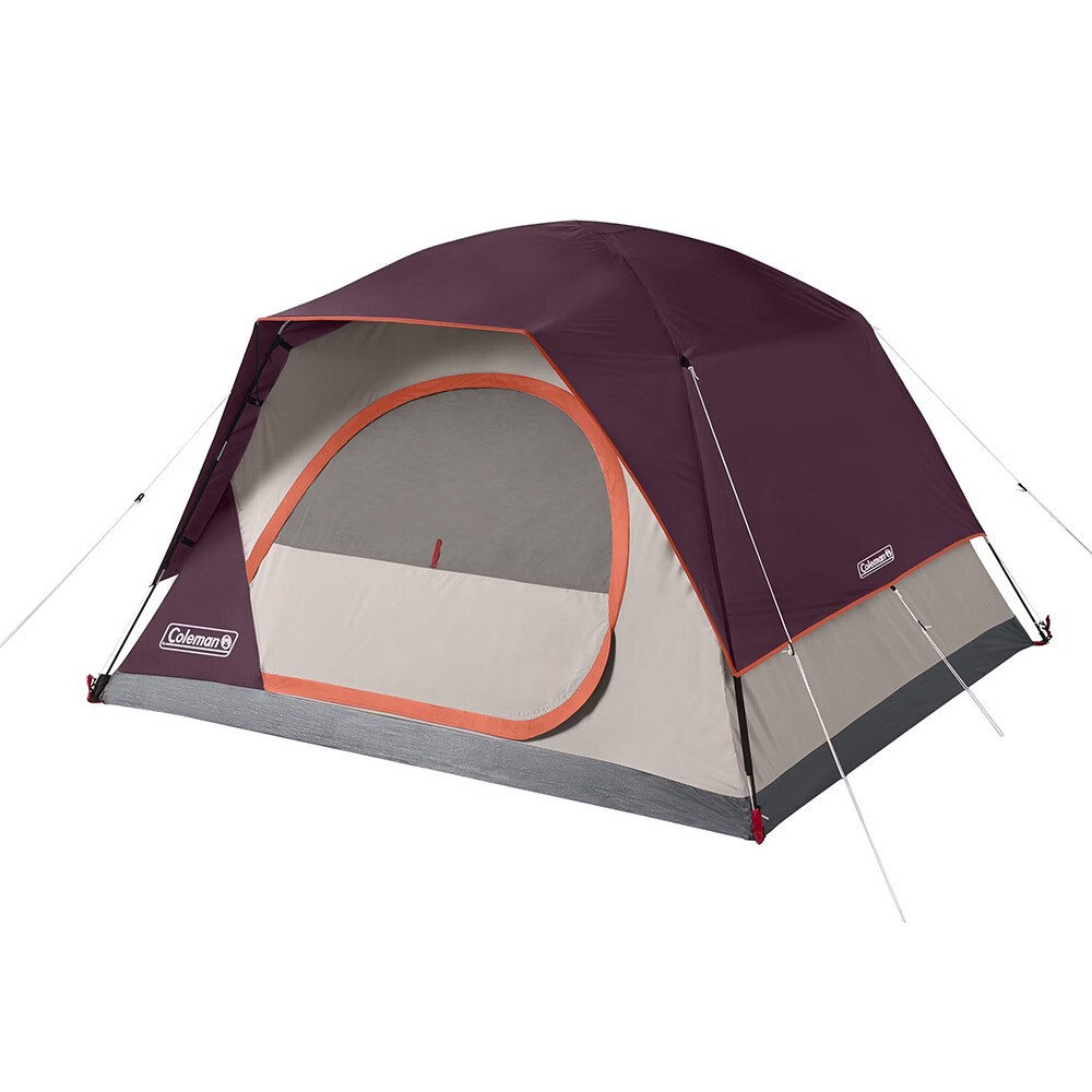 COLEMAN 2206800 4-Person Skydome Camping Tent – Blackberry