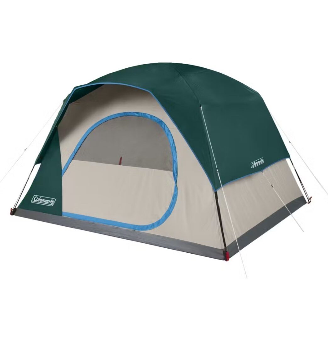 Coleman Skydome 6-Person Camping Tent – Evergreen Brand New