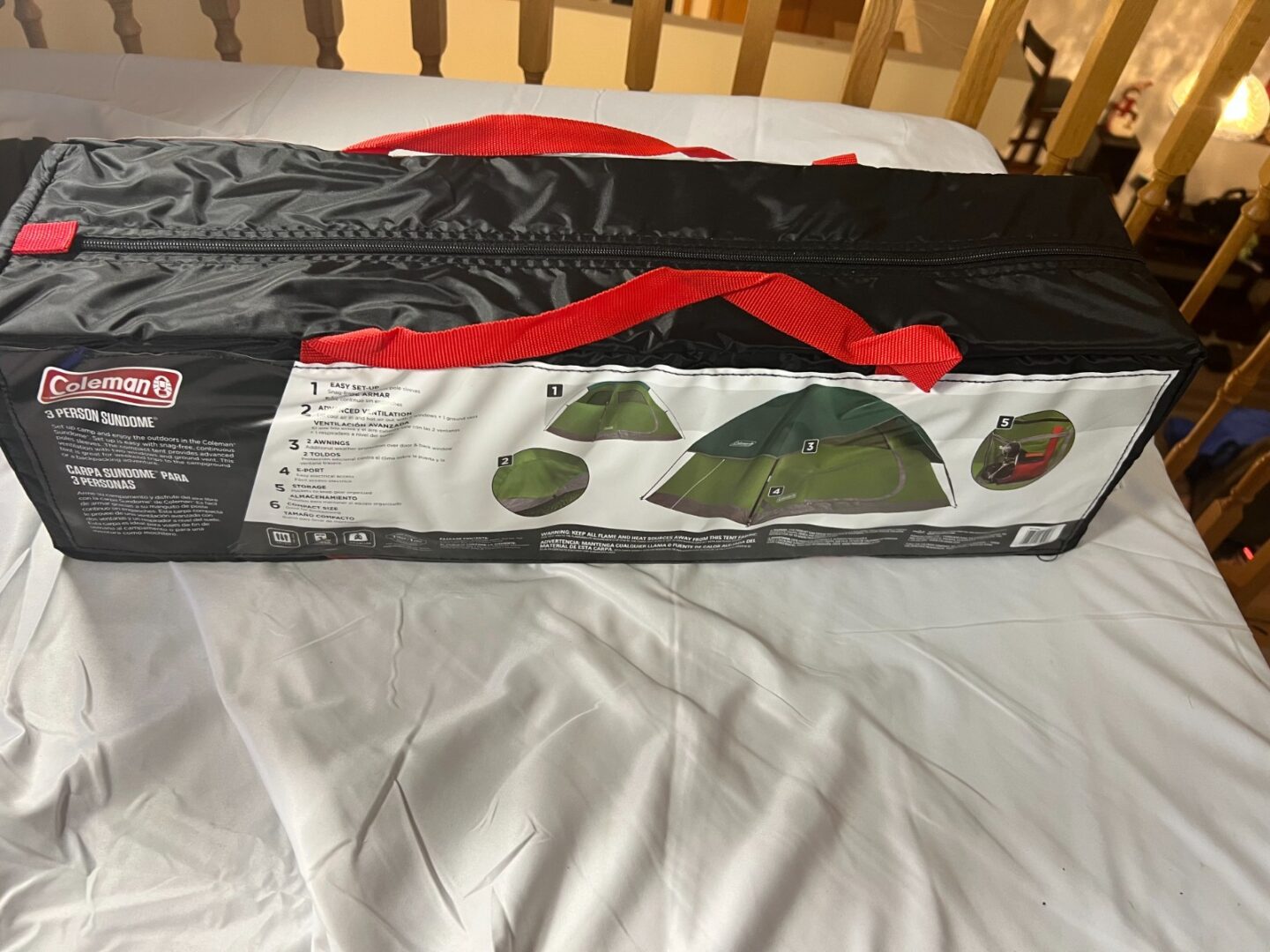 Coleman Sundome 7 Ft. X 7 Ft. Three Person Tent – Green New in Box