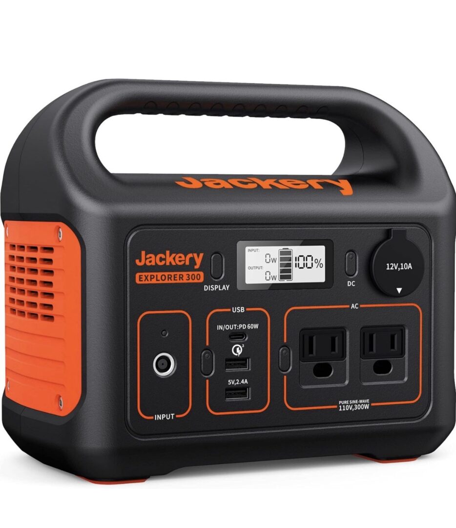 Jackery Portable Power Station Explorer 300, 293Wh Backup Lithium Battery
