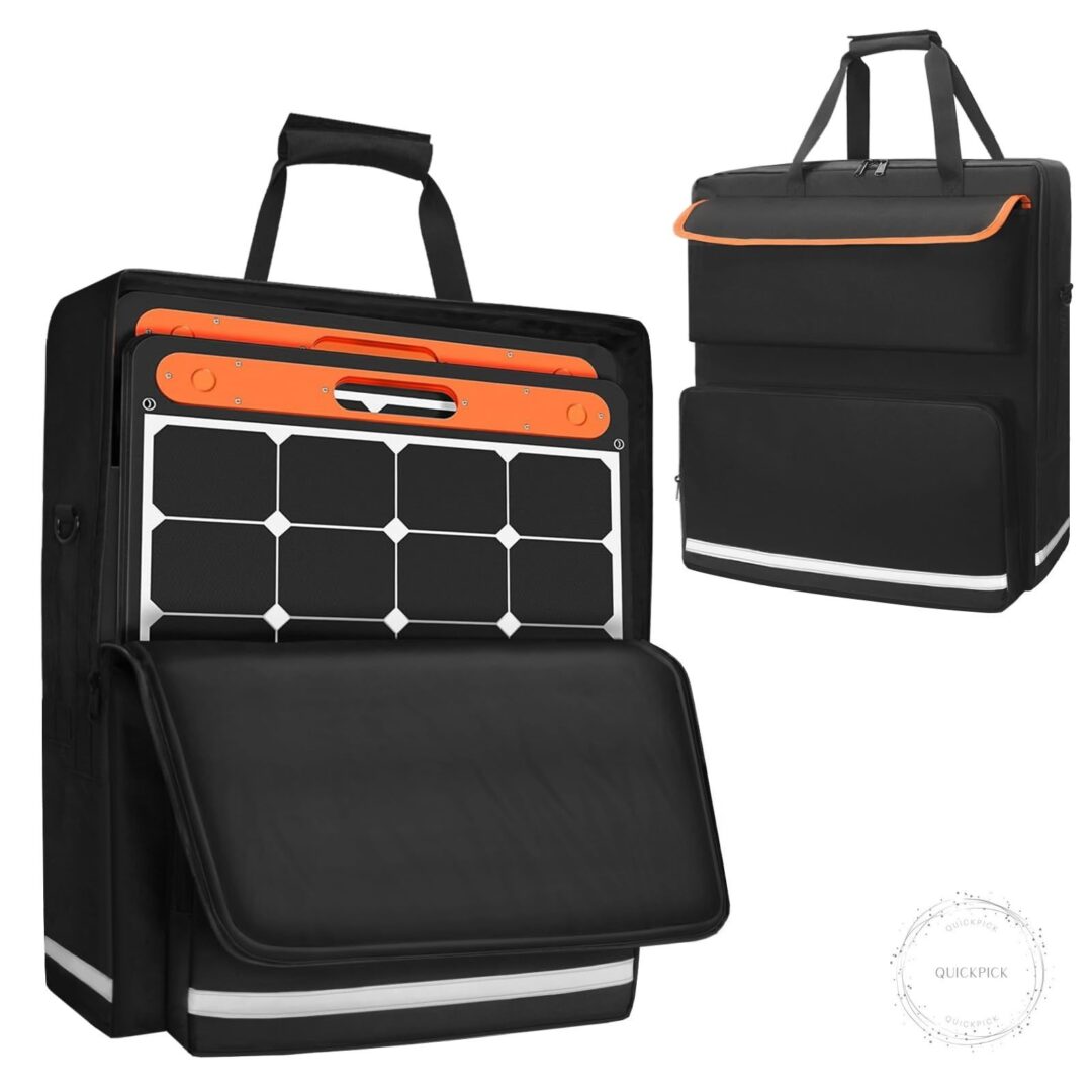 Solar Panel Storage Bag for 2 Solar Panels, Carrying Case for Jackery SolarSaga