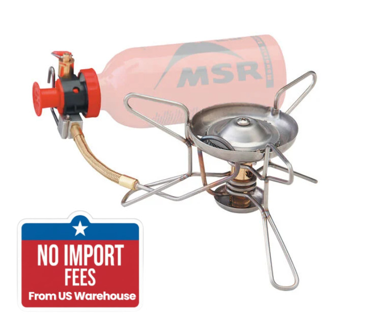 WhisperLite Stove U24 Backpacking Camping Multi Fuel Outdoor Cooking Stove