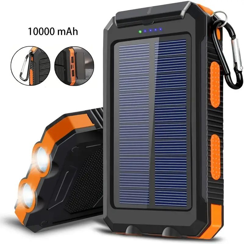 Super Solar Power Bank Charger USB Portable Charger Power Bank For Cell Phone++