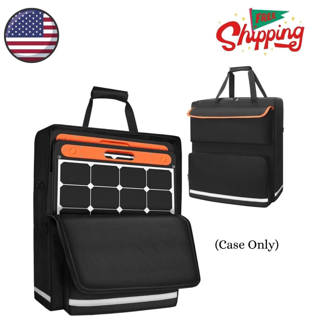 Solar Panel Storage Bag for 2 Solar Panels, Carrying Case for Jackery Solarsaga