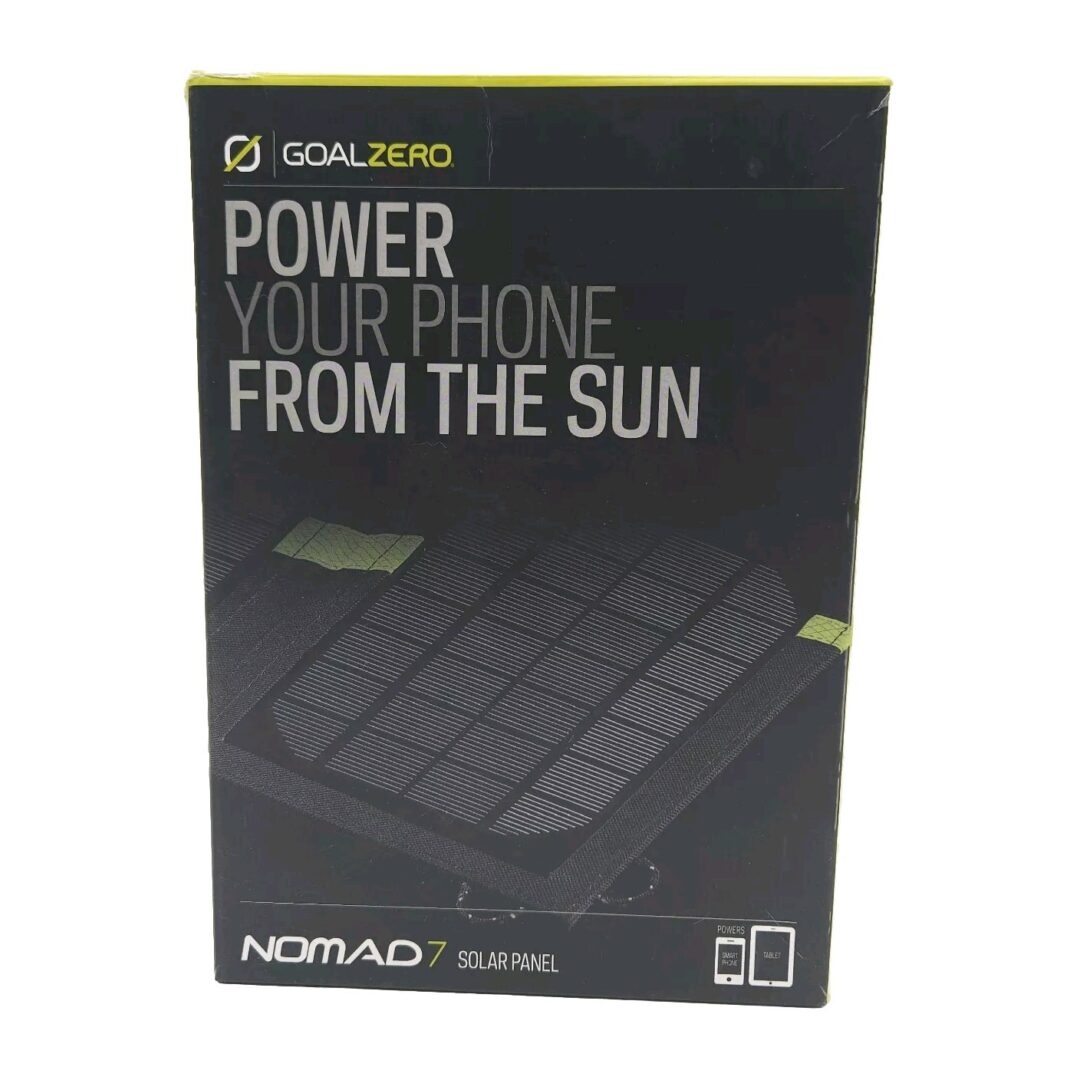 Goal Zero Nomad 7 Solar Panel Ultra-Light 7 Watts Foldable 11800 New Open Box