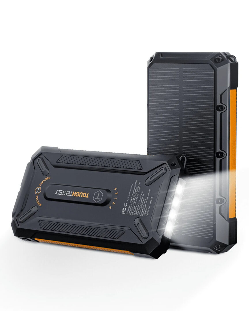Power Bank 16000Mah Solar/Ip67/Led