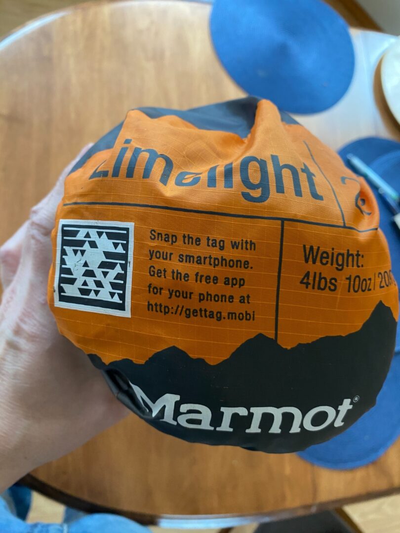 Pre-owned Marmot Limelight 2P 2-person tent orange/grey