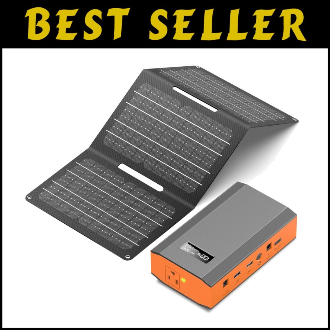 Lightweight 24000mAh Power Bank with 30W Solar Charging for Off-Grid Adventures