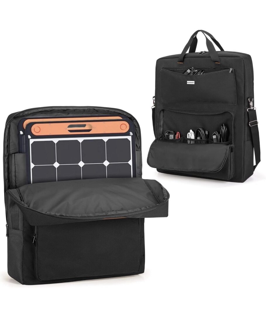 Hodrant Solar Panel Storage Bag For Jackery SolarSaga 100W 100X 200W, Padded