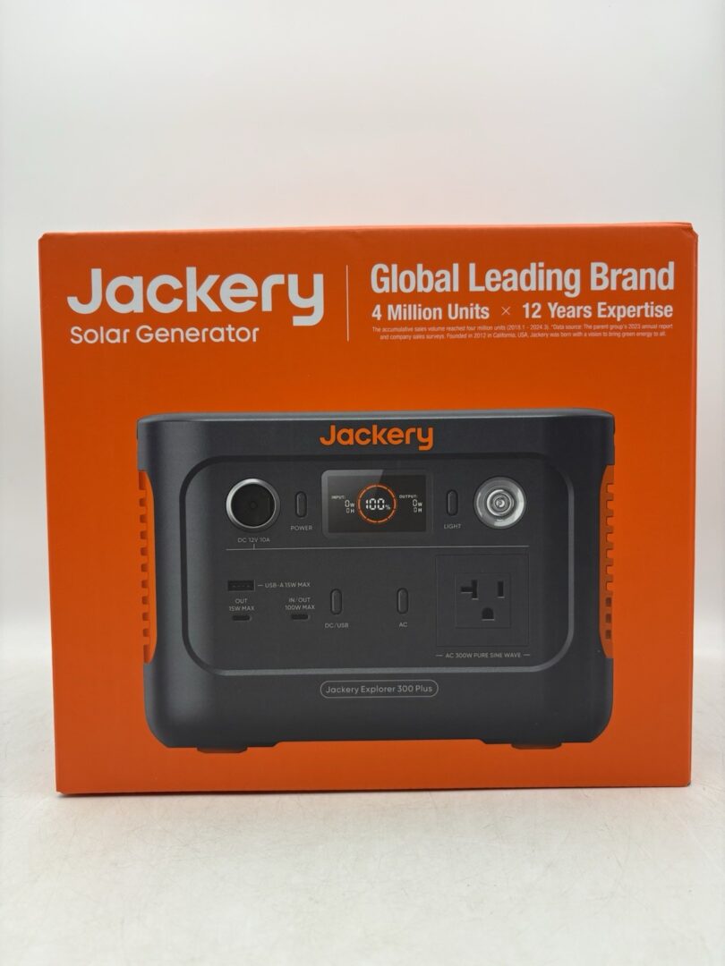 Jackery Explorer 300 Plus Power Station 288Wh LiFePO4 Battery 300W AC Outlet NEW
