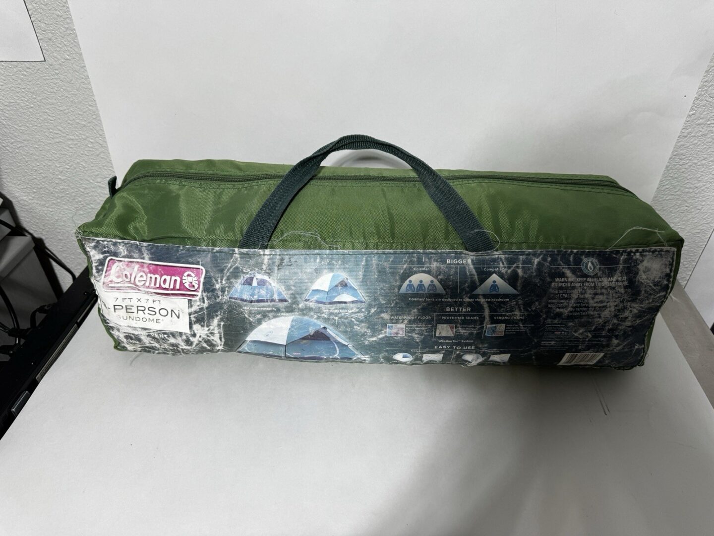 Used Coleman Sundome 3 Person 7’x7′ Tent – Rainfly – Weatherproof