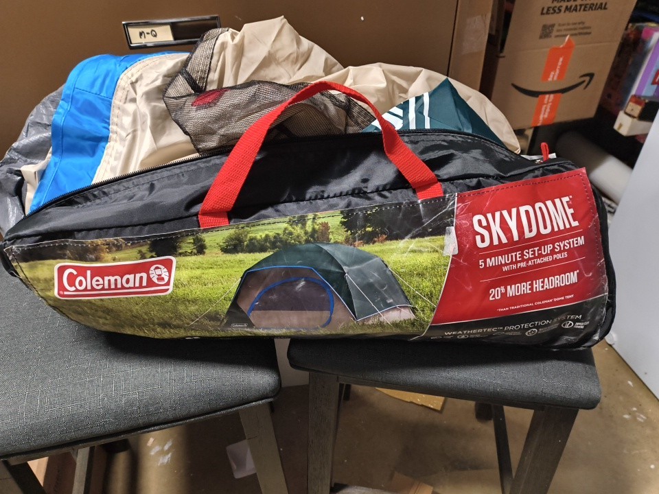 Coleman Skydome 4 Person Tent with WeatherTec System – Blue