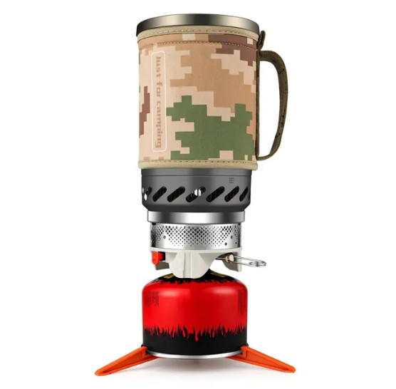 Campeak Jetboil Hiking Stove Camping Propane Cooking Portable Camp Burner – 1.4L