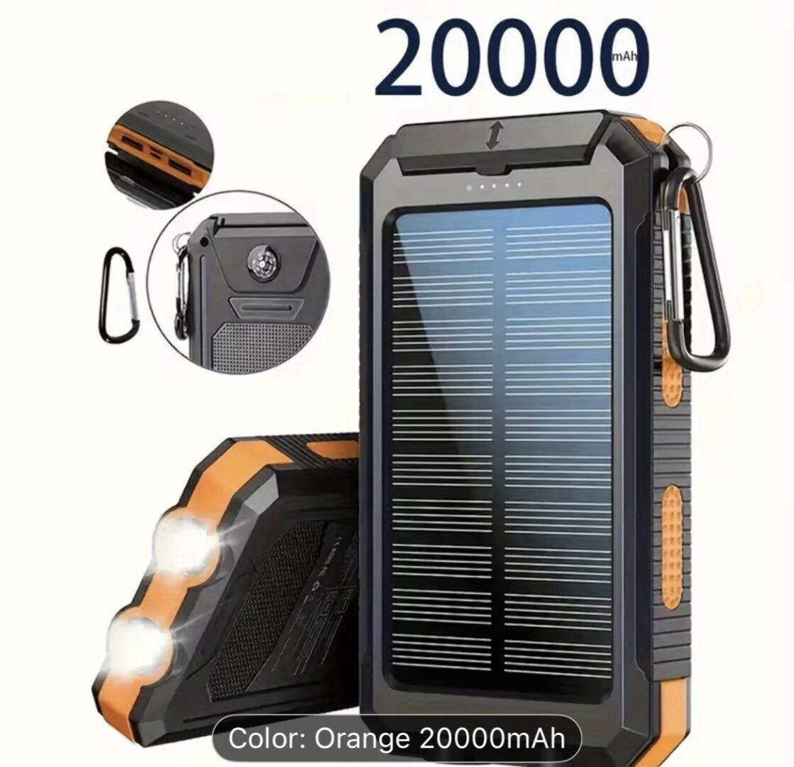 Solar Power Bank Charger Portable Charger USB Power Bank For Cell Phone