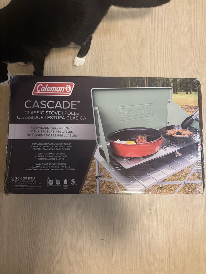 Coleman Cascade Classic Camping Stove Two Burners NEW