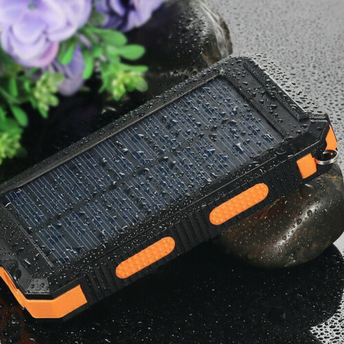 2022 Super 10000mAh USB Portable Charger Solar Power Bank For Cell Phone