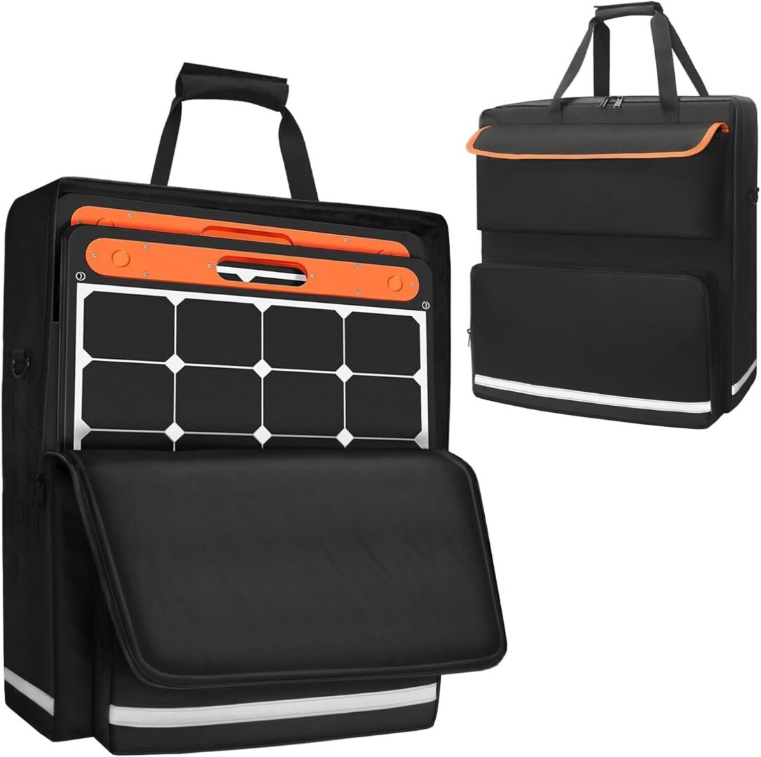 Solar Panel Storage Bag for 2 Solar Panels, Carrying Case for Jackery Solarsaga