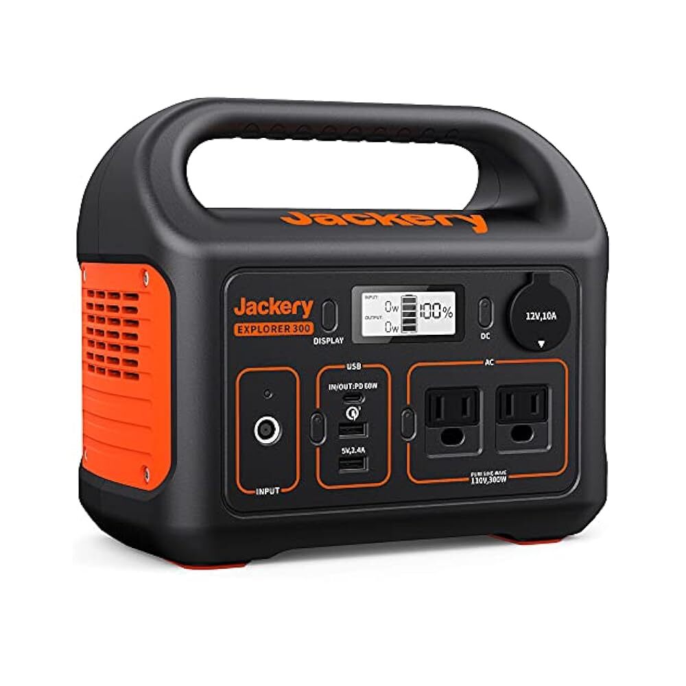 Explorer 300 Power Station, Jackery, Solar Compatible & Quick Charge