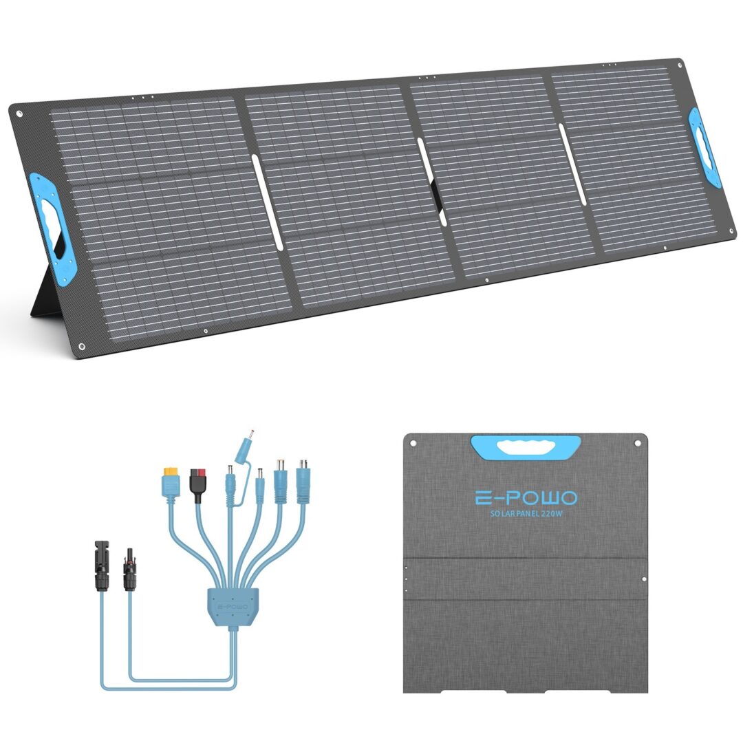 220W Solar Panel USB 26V for Jackery Explorer 1000 v2 Portable Power Station USA