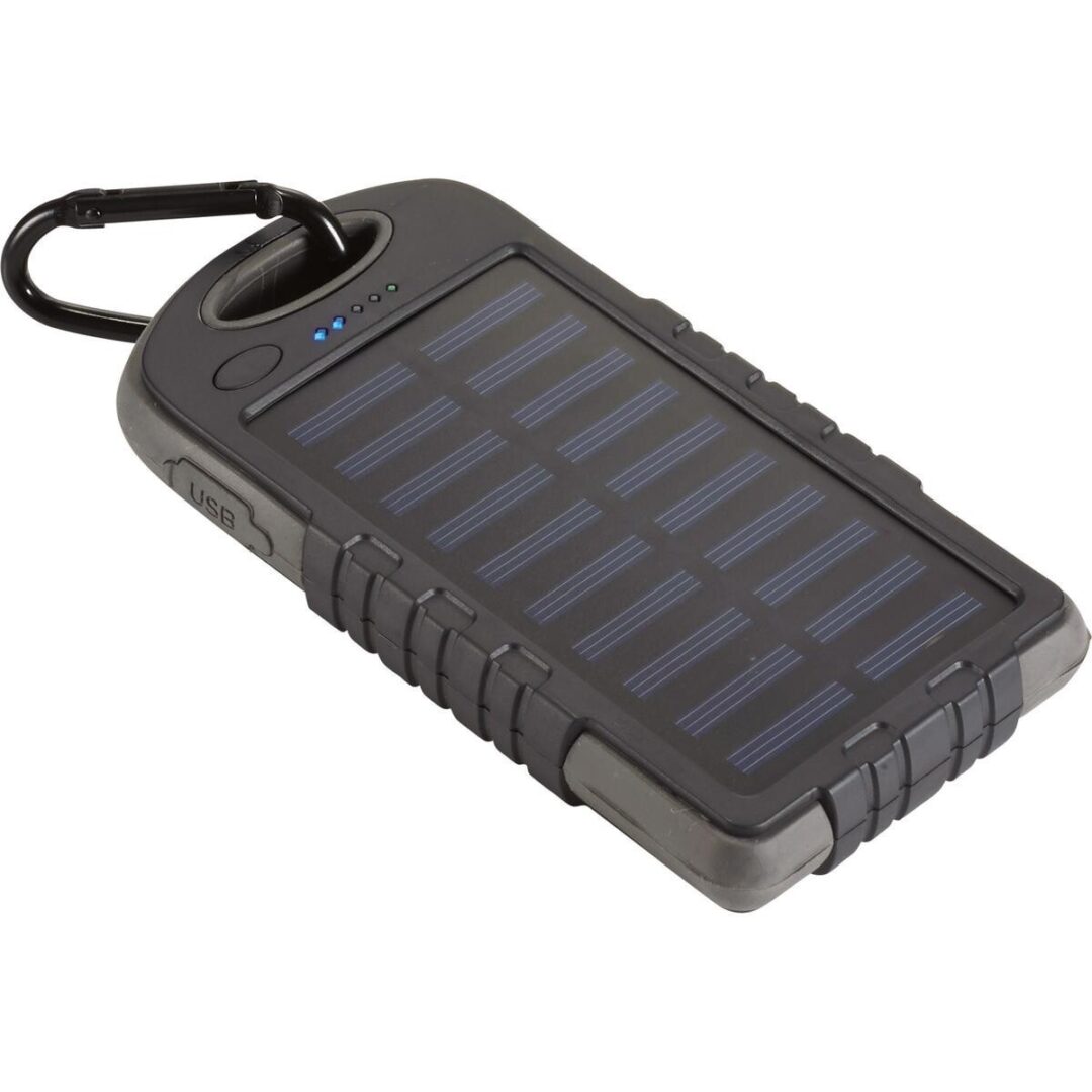 8000 mAh Rugged Solar Powerbank, 2 USB-A Ports, NEW in Box
