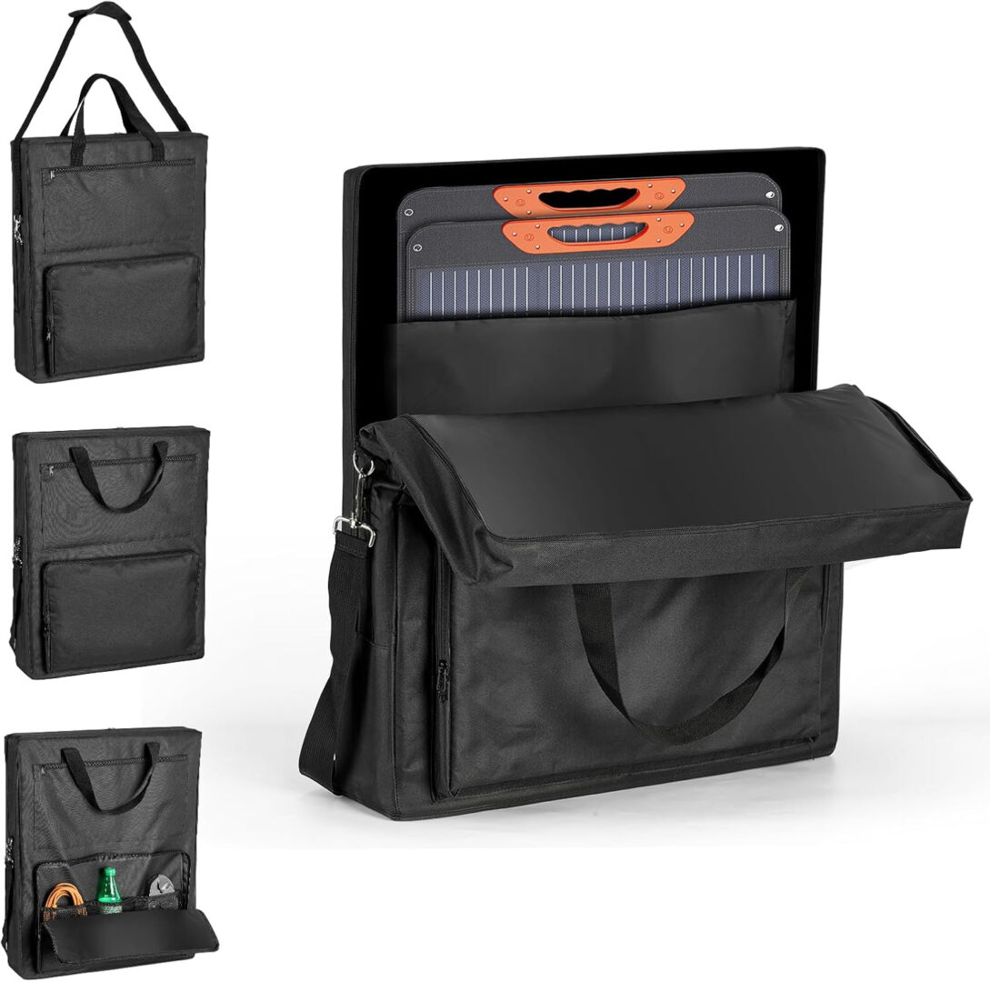 Solar Panel Carrying Case Compatible with Jackery Solarsaga 100W,Waterproof Sola