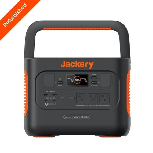 Jackery Refurbished Explorer 1000 Pro Portable Power Station,1000Wh Battery