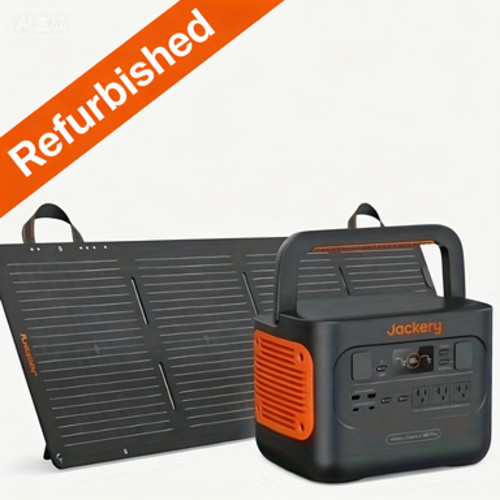 Jackery Refurbished Power Station Explorer 880 Pro with 100W Solar Panel