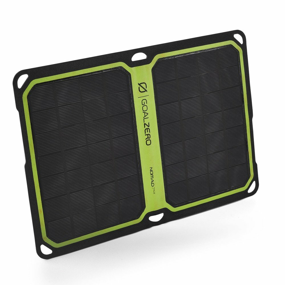 NEW GOAL ZERO NOMAD 7 PLUS SOLAR PANEL CHARGER FOR USB DEVICES, PHONES, LAPTOPS