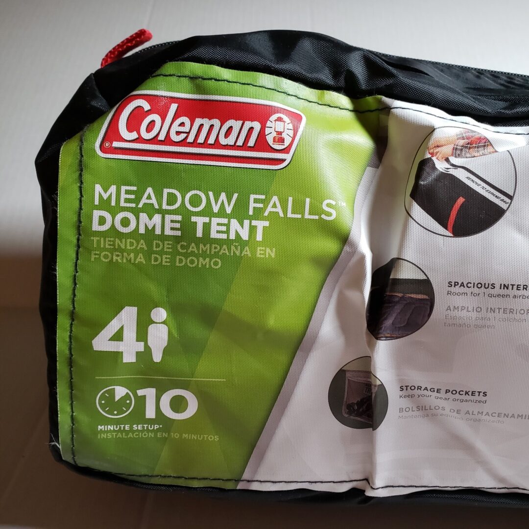Coleman: Meadow Falls 4 person Dome Tent Easy Set, Never Used