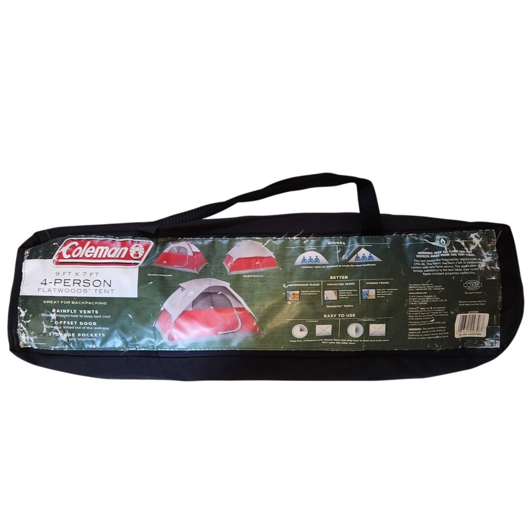 Coleman 4 person Tent 9×7 complete