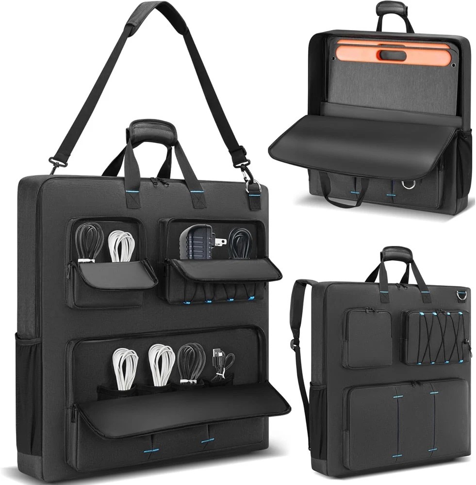 Solar Panel Storage Bag Compatible with Jackery Solarsaga 100W 200W/Anker 100W 2