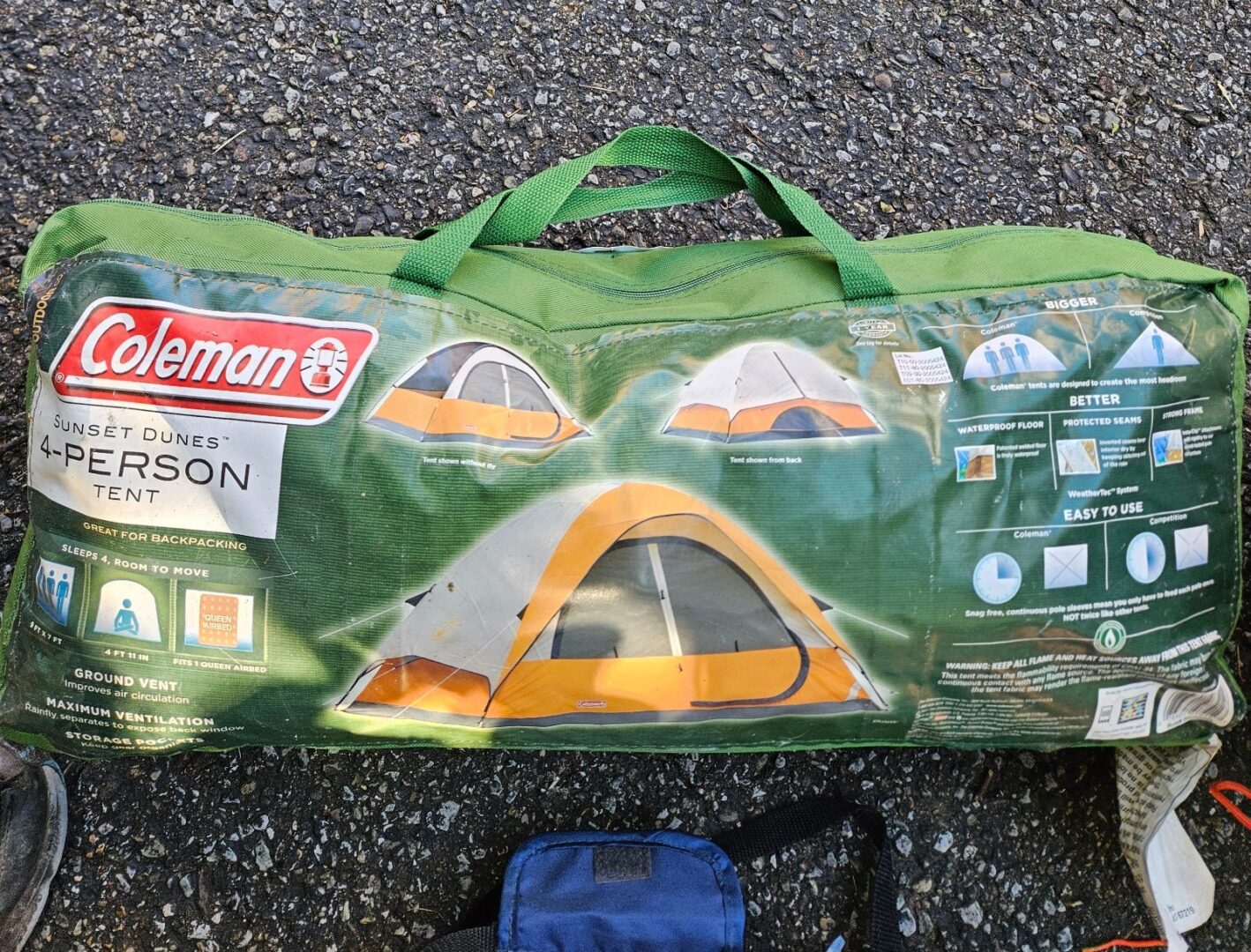 New Coleman Sundome 4 Person Dome Camping Tent EZ Setup