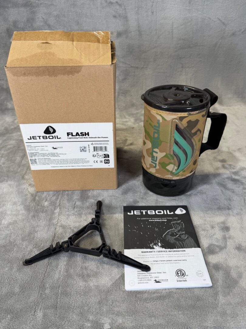 Jetboil Flash Camping 1L Backpacking Stove Cooking System Camping Hiking Camo