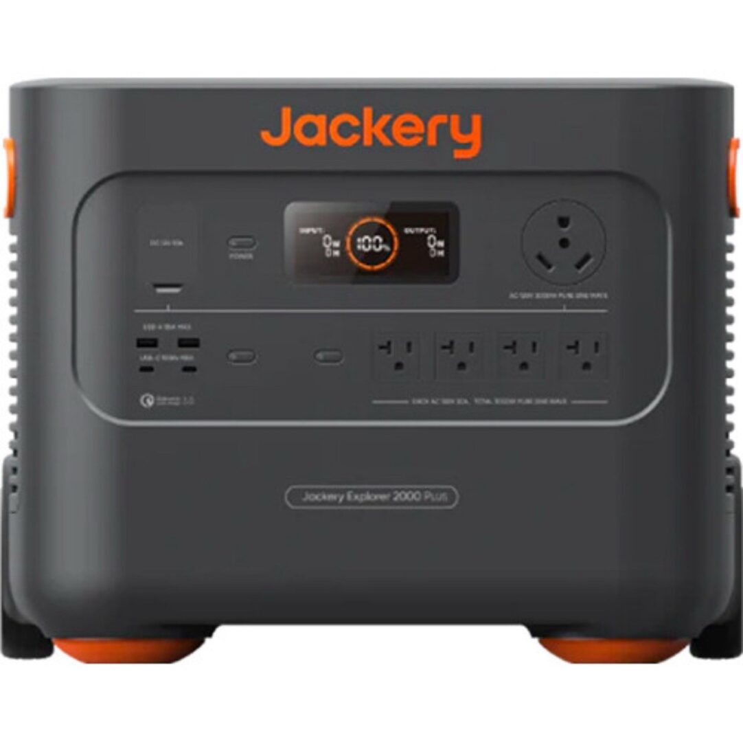 Jackery Explorer 2000 Plus Portable Power Station (Model JE-2000C)Black + Orange