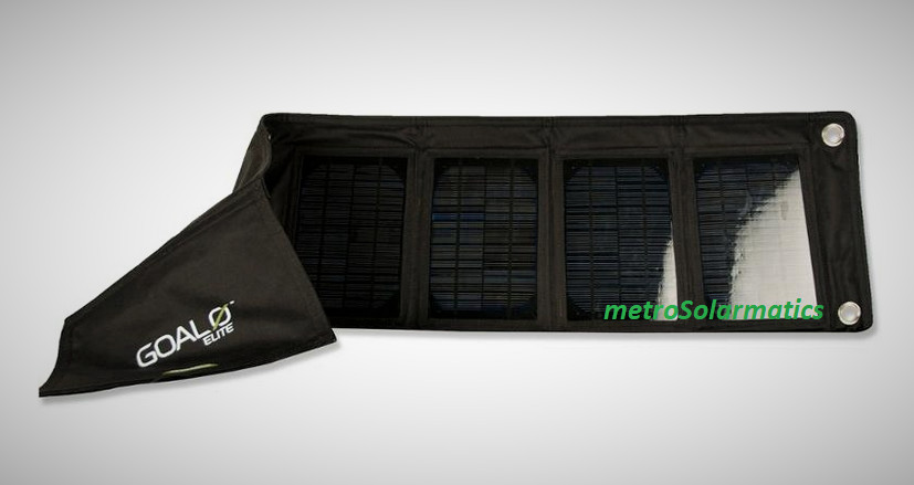 GOAL ZERO NOMAD 13.5W FOLDABLE SOLAR PANEL WEATHERPROOF FABRIC 4.7MM DC INPUT
